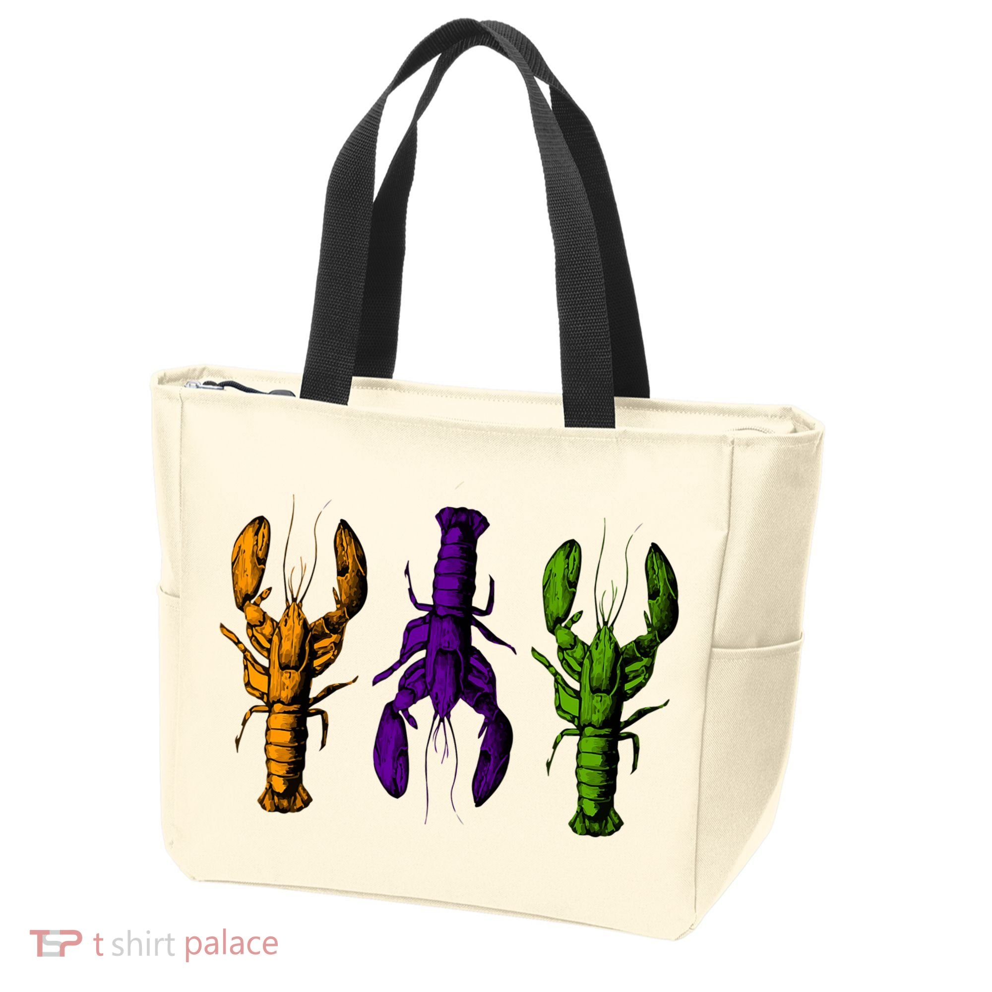 Mardi Gras Cajun Crawfish Happy Mardi Gras Tote Bag
