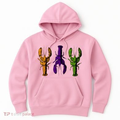 Mardi Gras Cajun Crawfish Happy Mardi Gras Hoodie