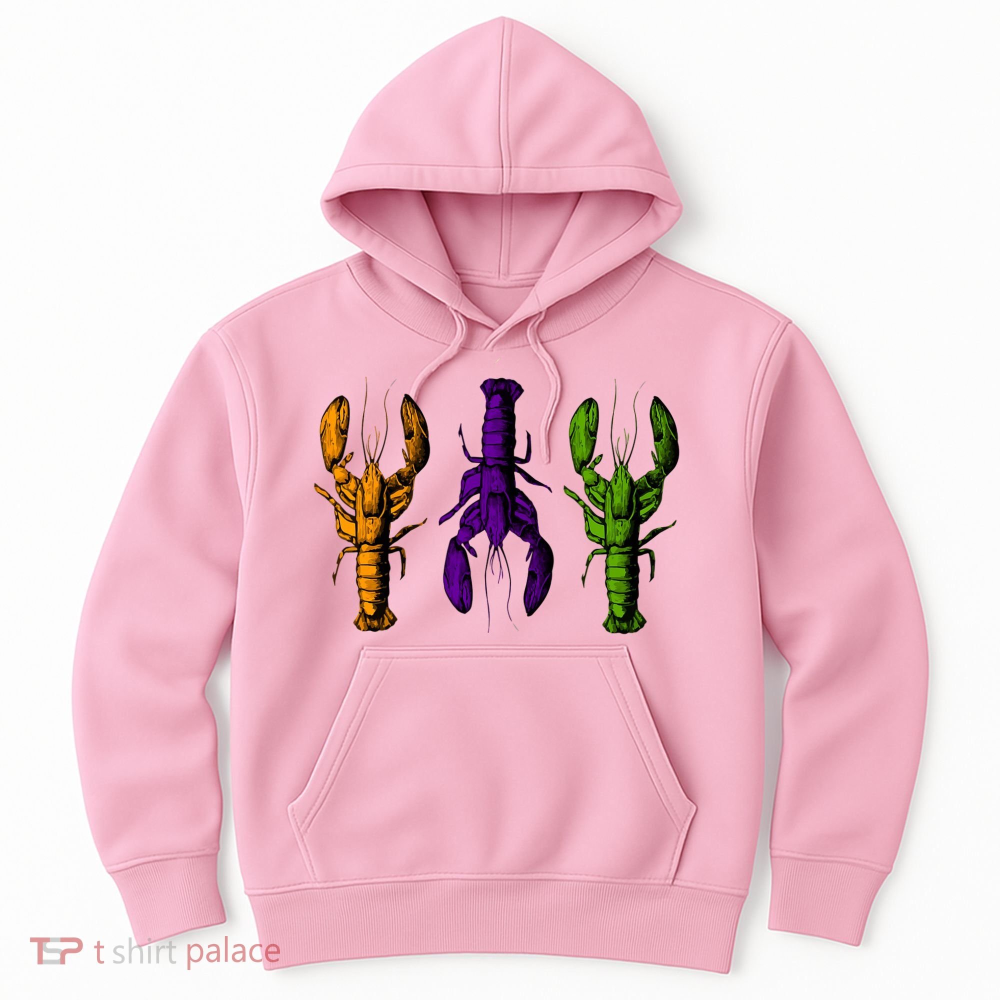 Mardi Gras Cajun Crawfish Happy Mardi Gras Hoodie