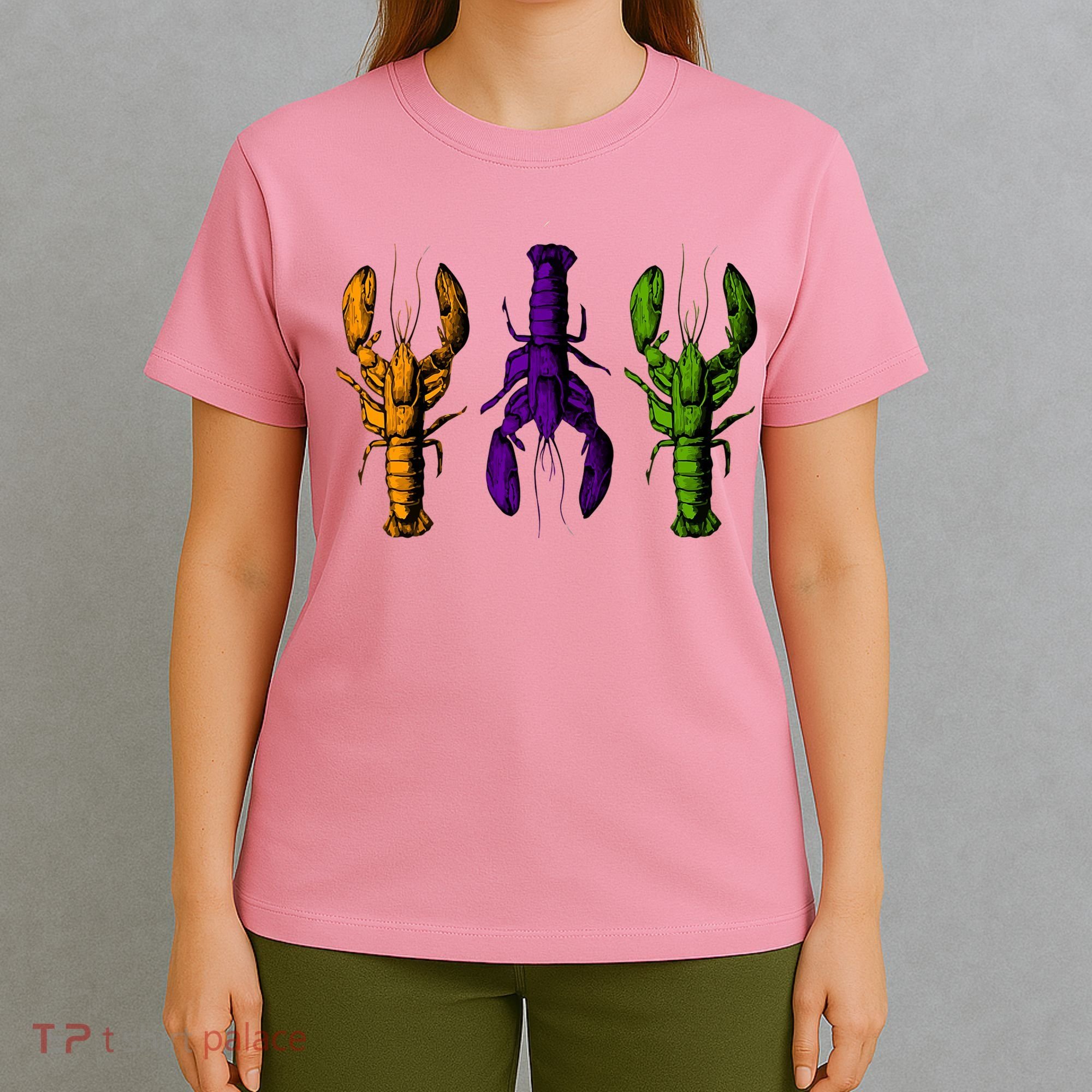Mardi Gras Cajun Crawfish Happy Mardi Gras T-Shirt