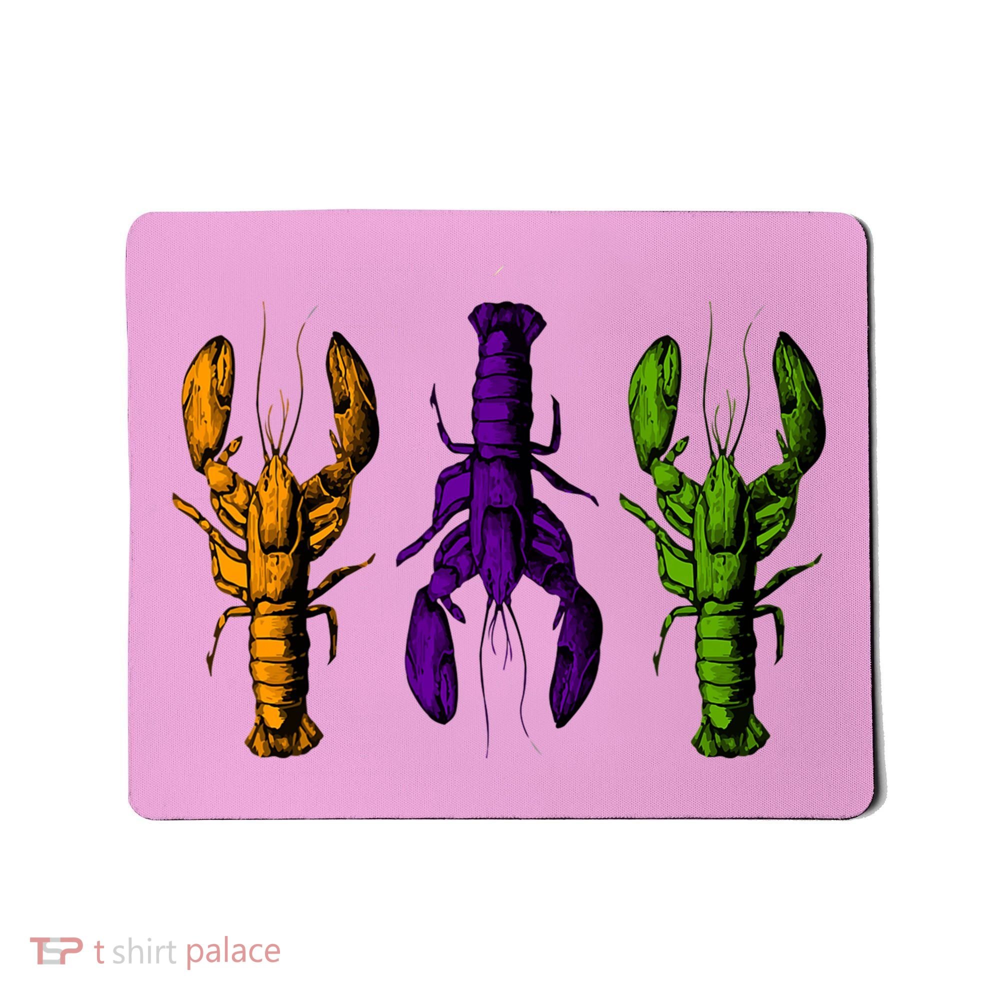 Mardi Gras Cajun Crawfish Happy Mardi Gras Mousepad