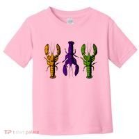 Mardi Gras Cajun Crawfish Happy Mardi Gras Toddler T-Shirt thumb 0