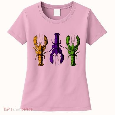 Mardi Gras Cajun Crawfish Happy Mardi Gras Women's T-Shirt