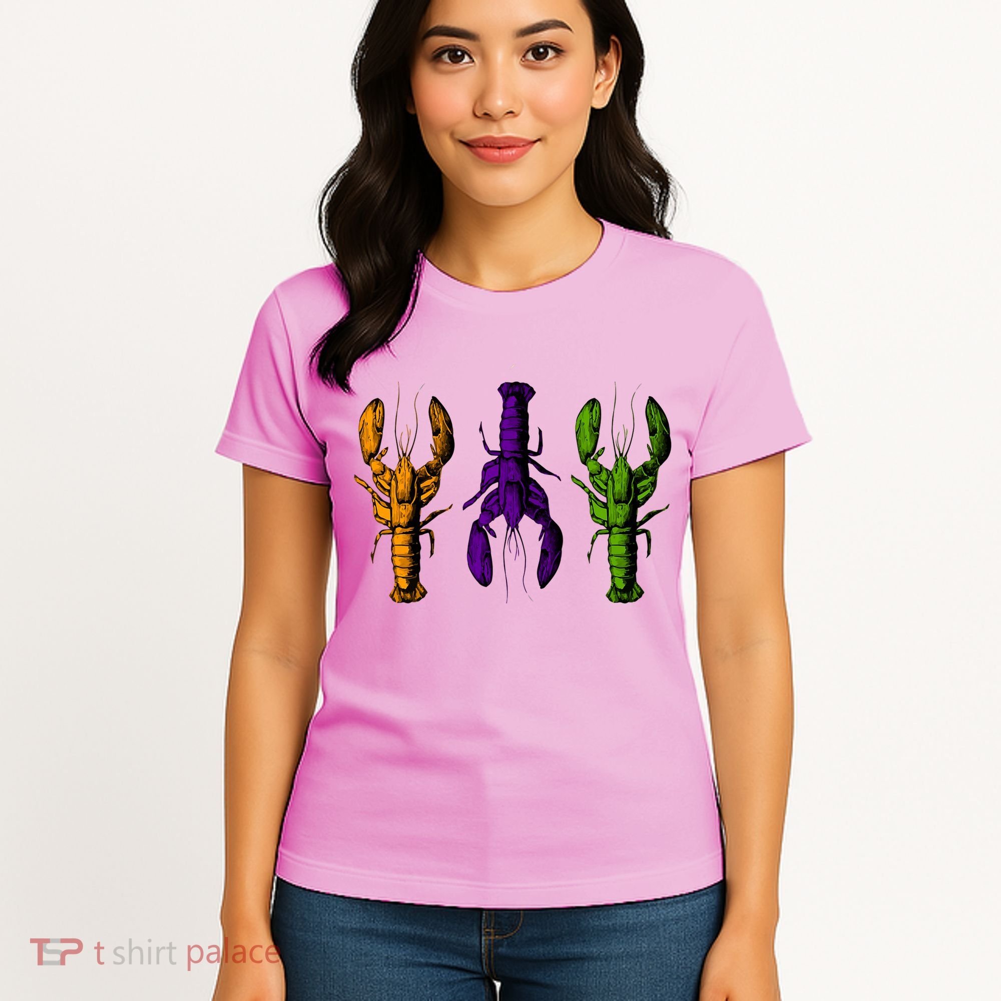 Mardi Gras Cajun Crawfish Happy Mardi Gras Women's T-Shirt