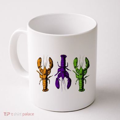 Mardi Gras Cajun Crawfish Happy Mardi Gras Coffee Mug