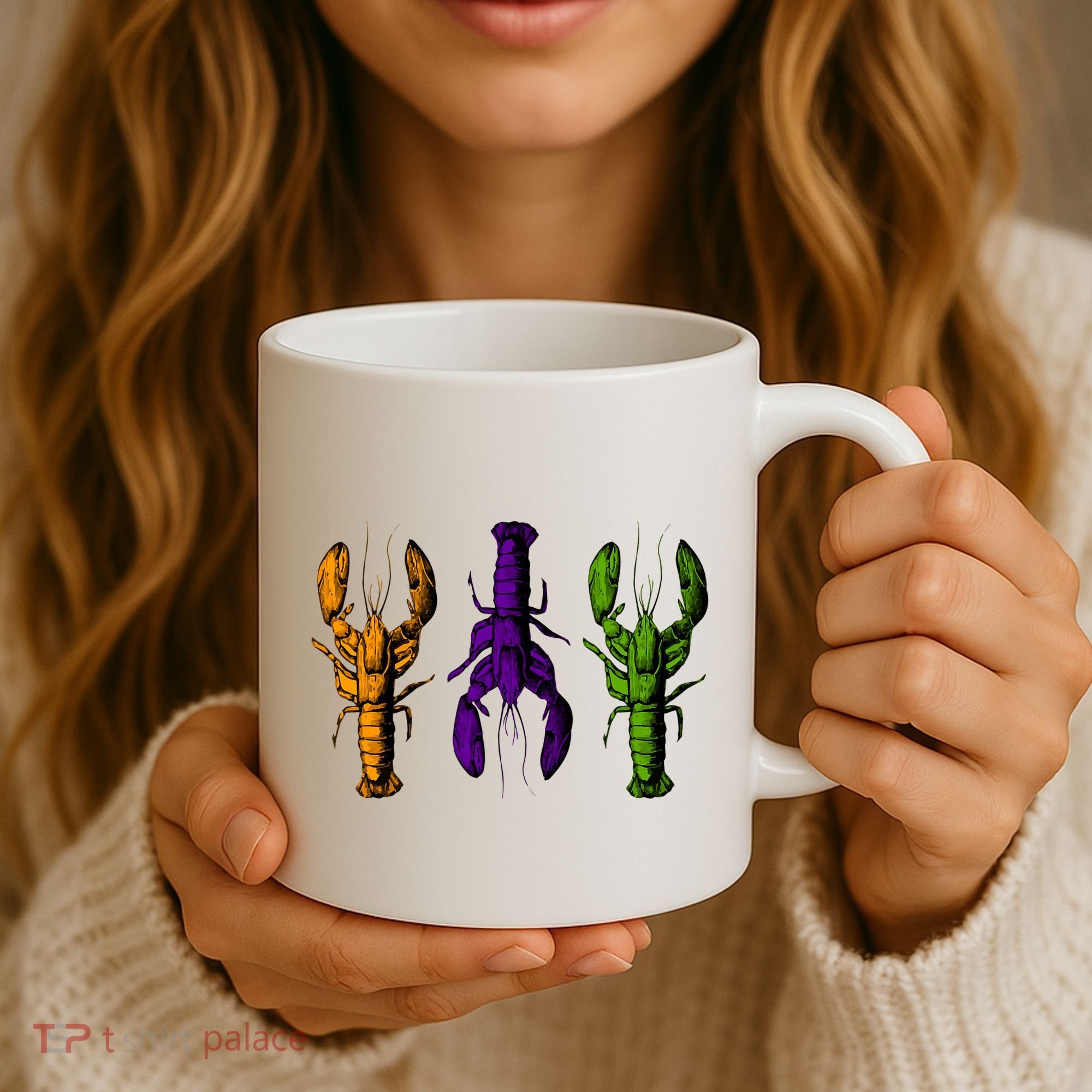 Mardi Gras Cajun Crawfish Happy Mardi Gras Coffee Mug