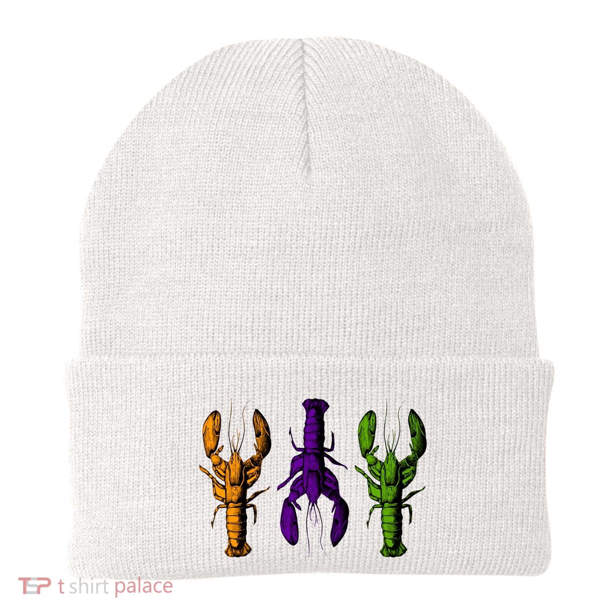 Mardi Gras Cajun Crawfish Happy Mardi Gras Beanie