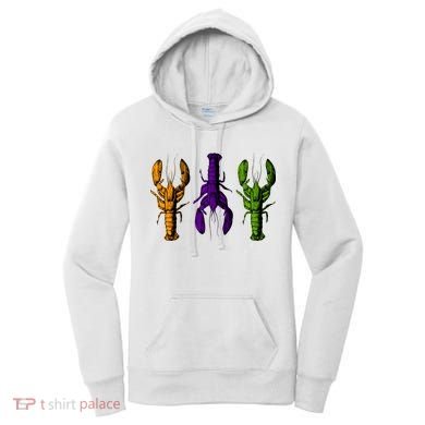 Mardi Gras Cajun Crawfish Happy Mardi Gras Women's Hoodie