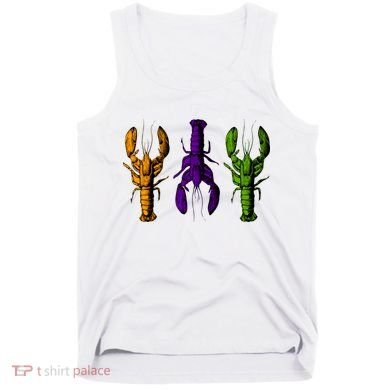 Mardi Gras Cajun Crawfish Happy Mardi Gras Tank Top