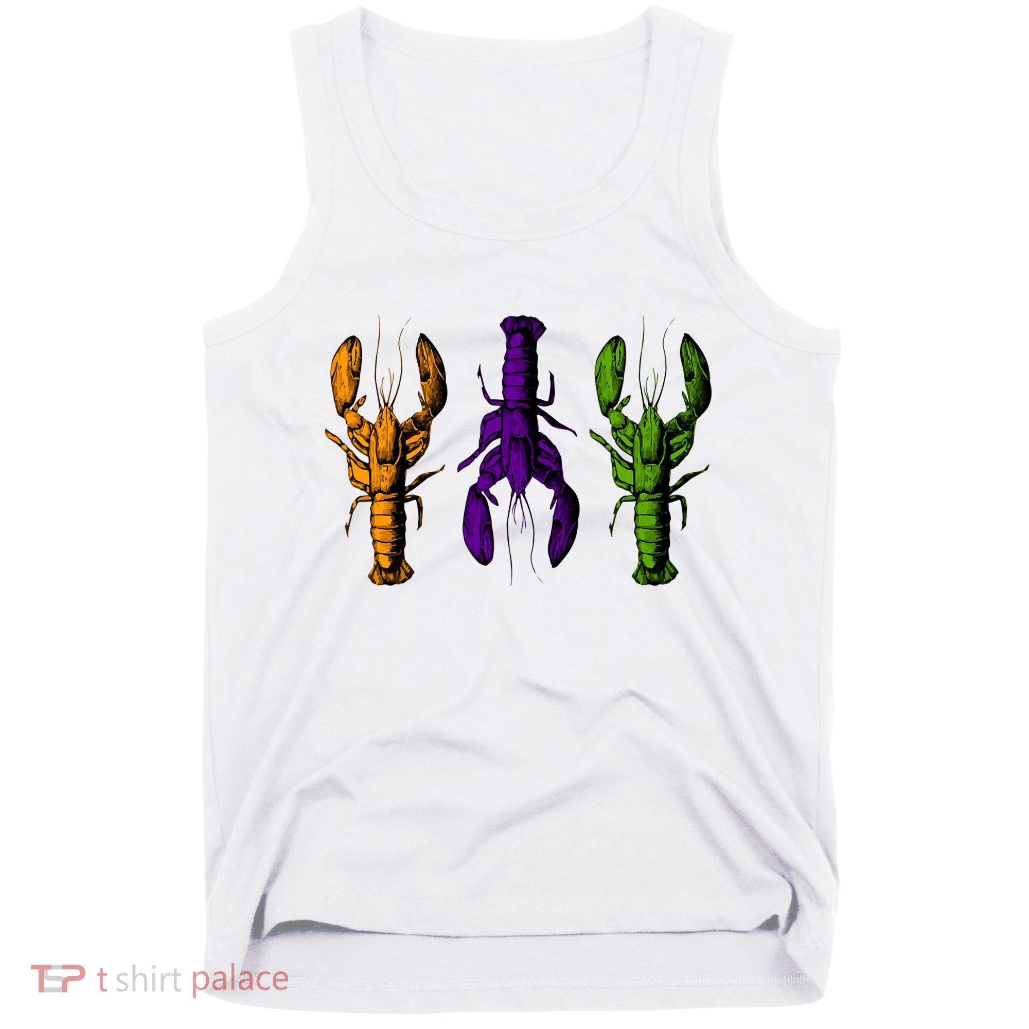 Mardi Gras Cajun Crawfish Happy Mardi Gras Tank Top