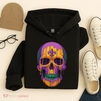 Mardi Gras Costume Sugar Skull Carnival New Orleans Trip Hoodie thumb 4
