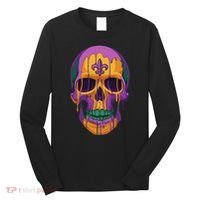 Mardi Gras Costume Sugar Skull Carnival New Orleans Trip Long Sleeve Shirt thumb 0