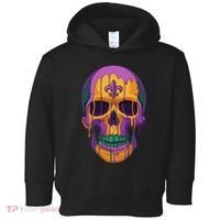 Mardi Gras Costume Sugar Skull Carnival New Orleans Trip Toddler Hoodie thumb 0