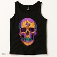 Mardi Gras Costume Sugar Skull Carnival New Orleans Trip Tank Top thumb 2