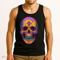 Mardi Gras Costume Sugar Skull Carnival New Orleans Trip Tank Top thumb 3