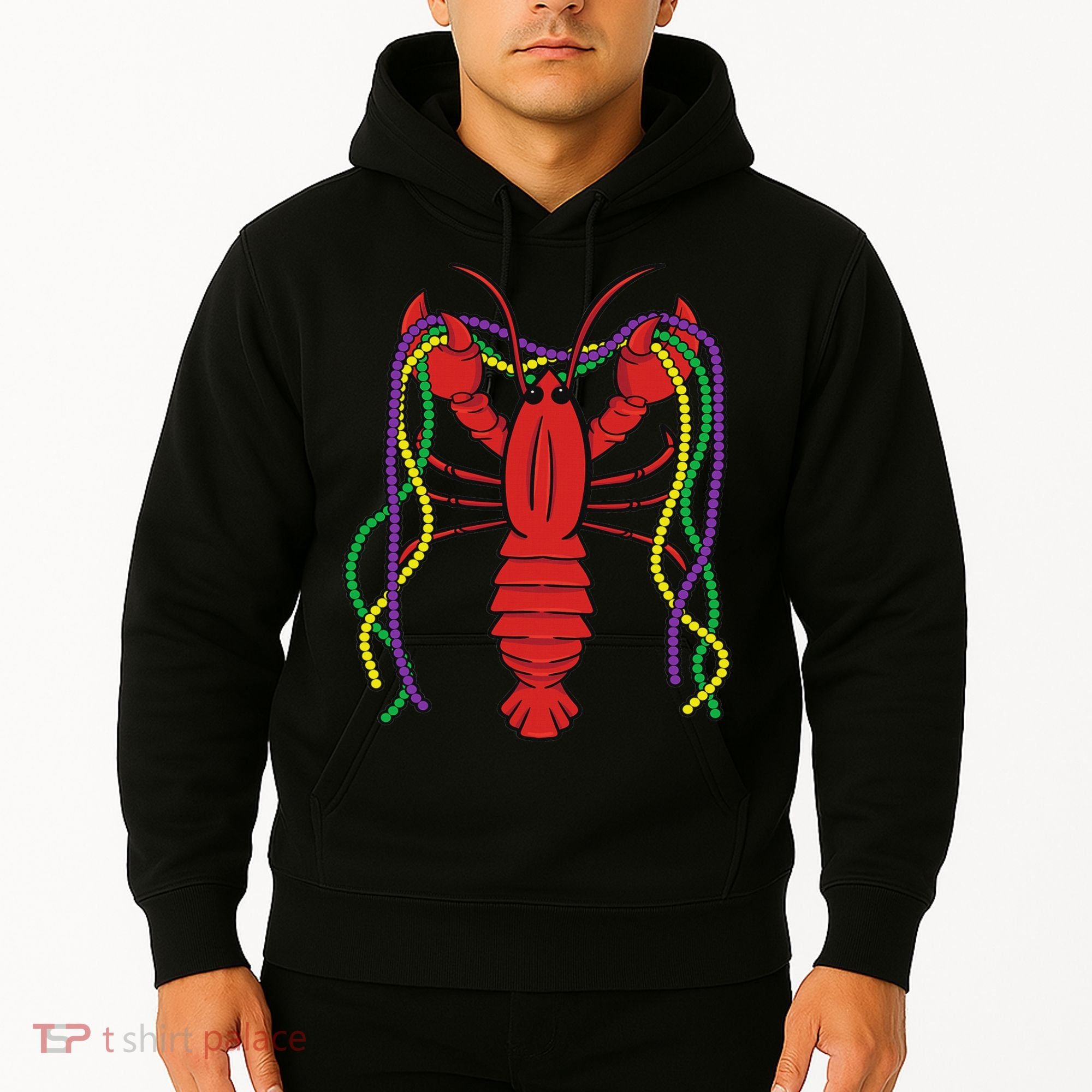 Mardi Gras Crawfish Costume Carnival Crayfish Celebration Hoodie