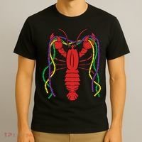 Mardi Gras Crawfish Costume Carnival Crayfish Celebration T-Shirt thumb 3
