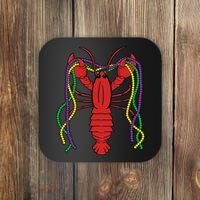 Mardi Gras Crawfish Costume Carnival Crayfish Celebration Coaster thumb 0