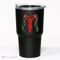 Mardi Gras Crawfish Costume Carnival Crayfish Celebration Tumbler thumb 0