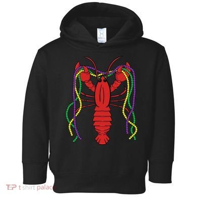 Mardi Gras Crawfish Costume Carnival Crayfish Celebration Toddler Hoodie