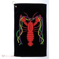 Mardi Gras Crawfish Costume Carnival Crayfish Celebration Golf Towel thumb 0