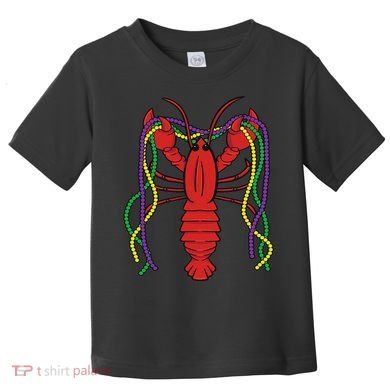 Mardi Gras Crawfish Costume Carnival Crayfish Celebration Toddler T-Shirt