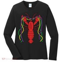 Mardi Gras Crawfish Costume Carnival Crayfish Celebration Women's Long Sleeve Shirt thumb 0