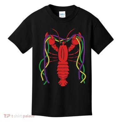 Mardi Gras Crawfish Costume Carnival Crayfish Celebration Kids T-Shirt