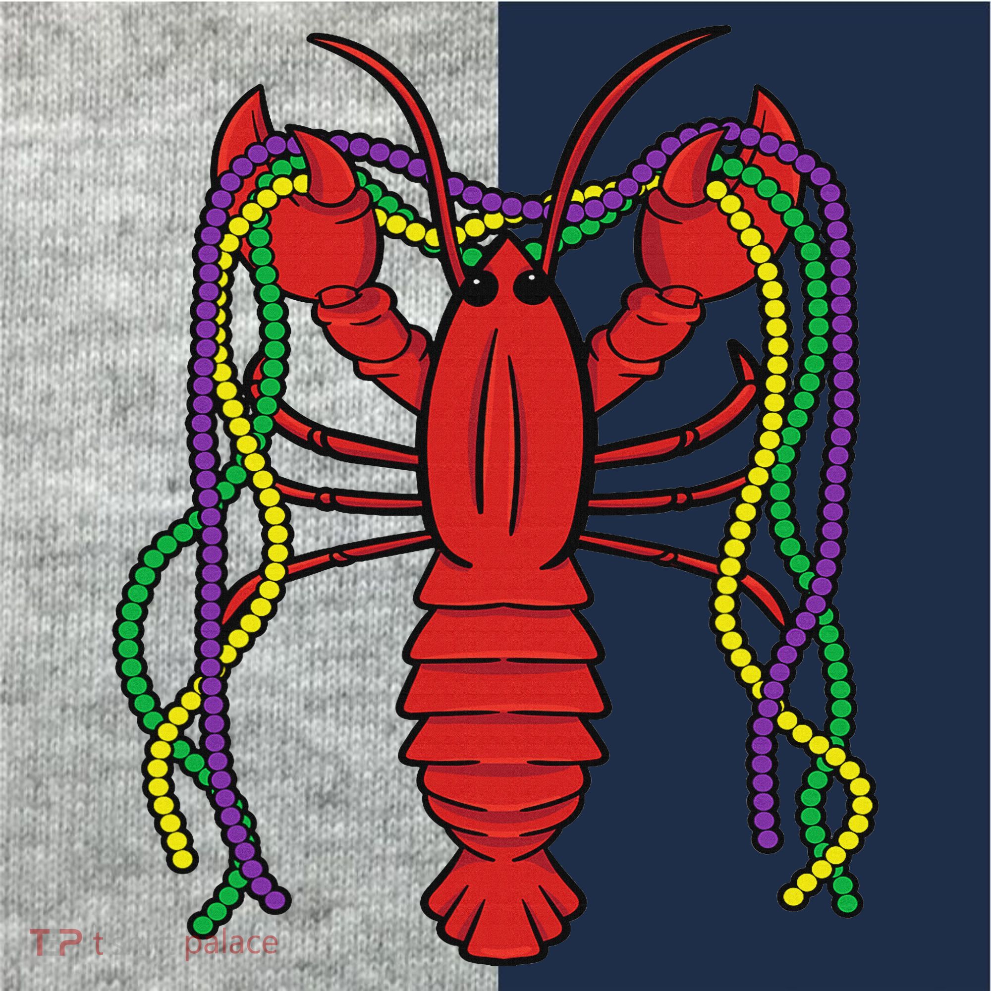 Mardi Gras Crawfish Costume Carnival Crayfish Celebration Kids Colorblock Raglan Jersey