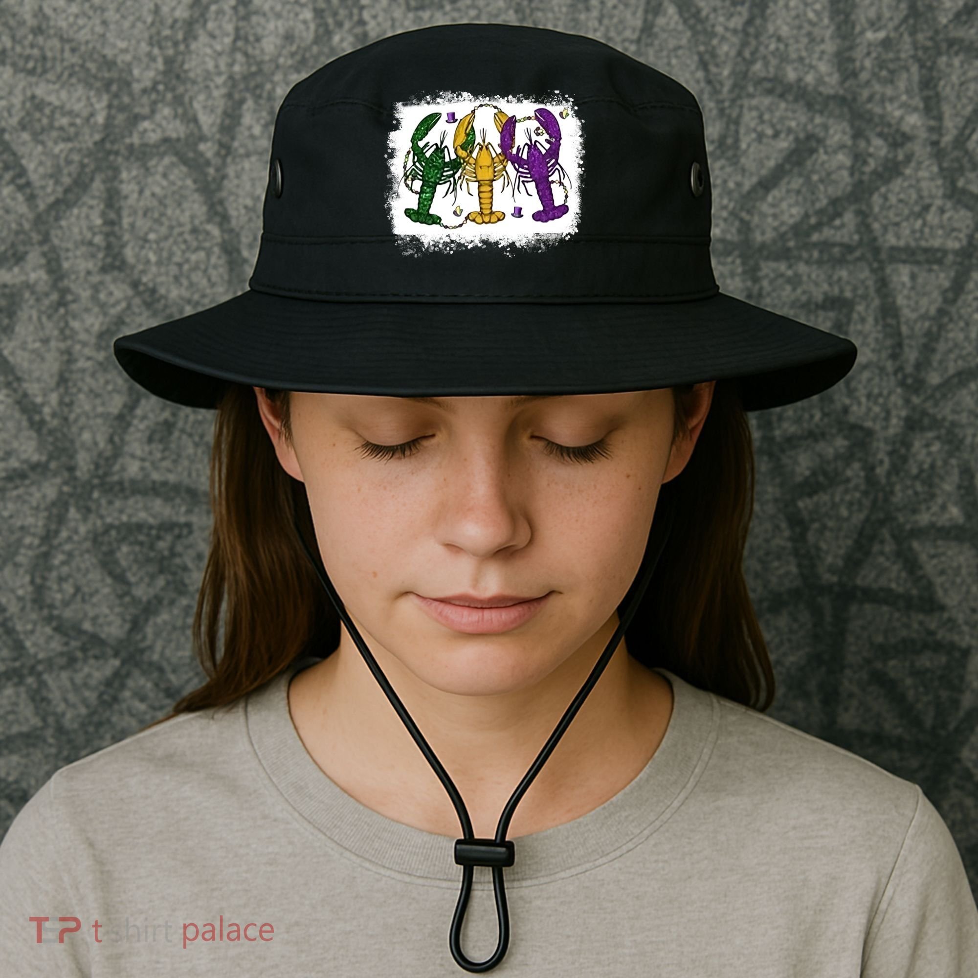 Mardi Gras Crawfish Happy Mardi Gras Matching Carnival Party Gift Bucket Hat