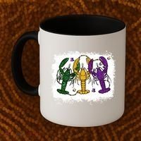 Mardi Gras Crawfish Happy Mardi Gras Matching Carnival Party Gift Coffee Mug thumb 2