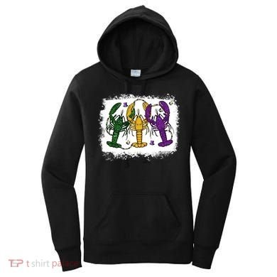 Mardi Gras Crawfish Happy Mardi Gras Matching Carnival Party Gift Women's Hoodie