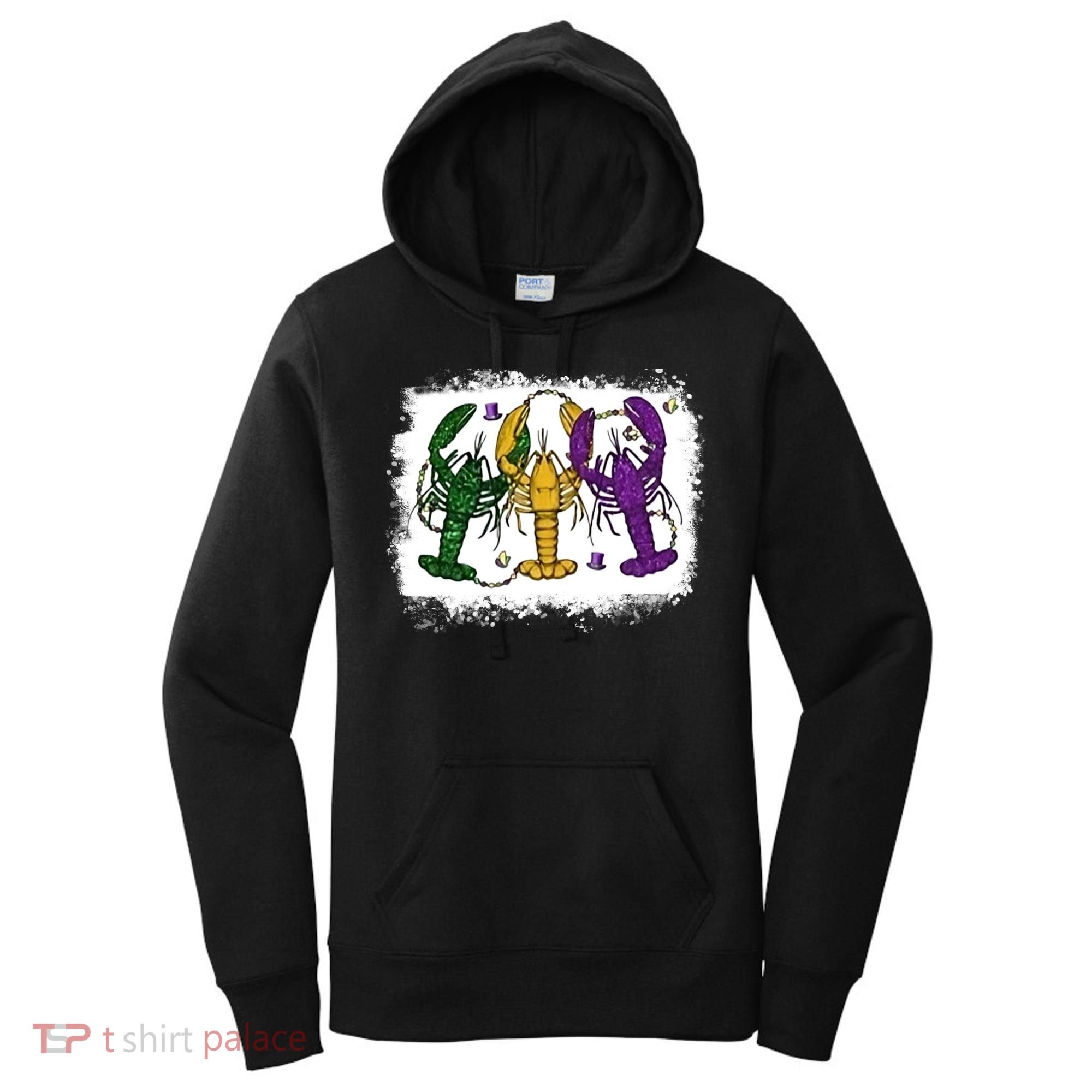 Mardi Gras Crawfish Happy Mardi Gras Matching Carnival Party Gift Women's Hoodie