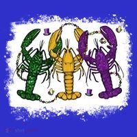 Mardi Gras Crawfish Happy Mardi Gras Matching Carnival Party Gift Long Sleeve Shirt thumb 2