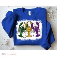 Mardi Gras Crawfish Happy Mardi Gras Matching Carnival Party Gift Sweatshirt thumb 2