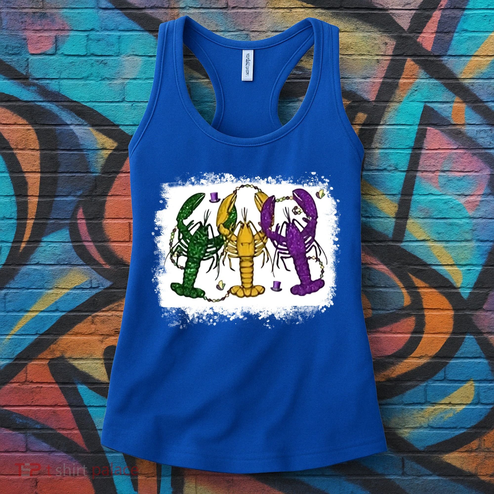 Mardi Gras Crawfish Happy Mardi Gras Matching Carnival Party Gift Women's Tank Top