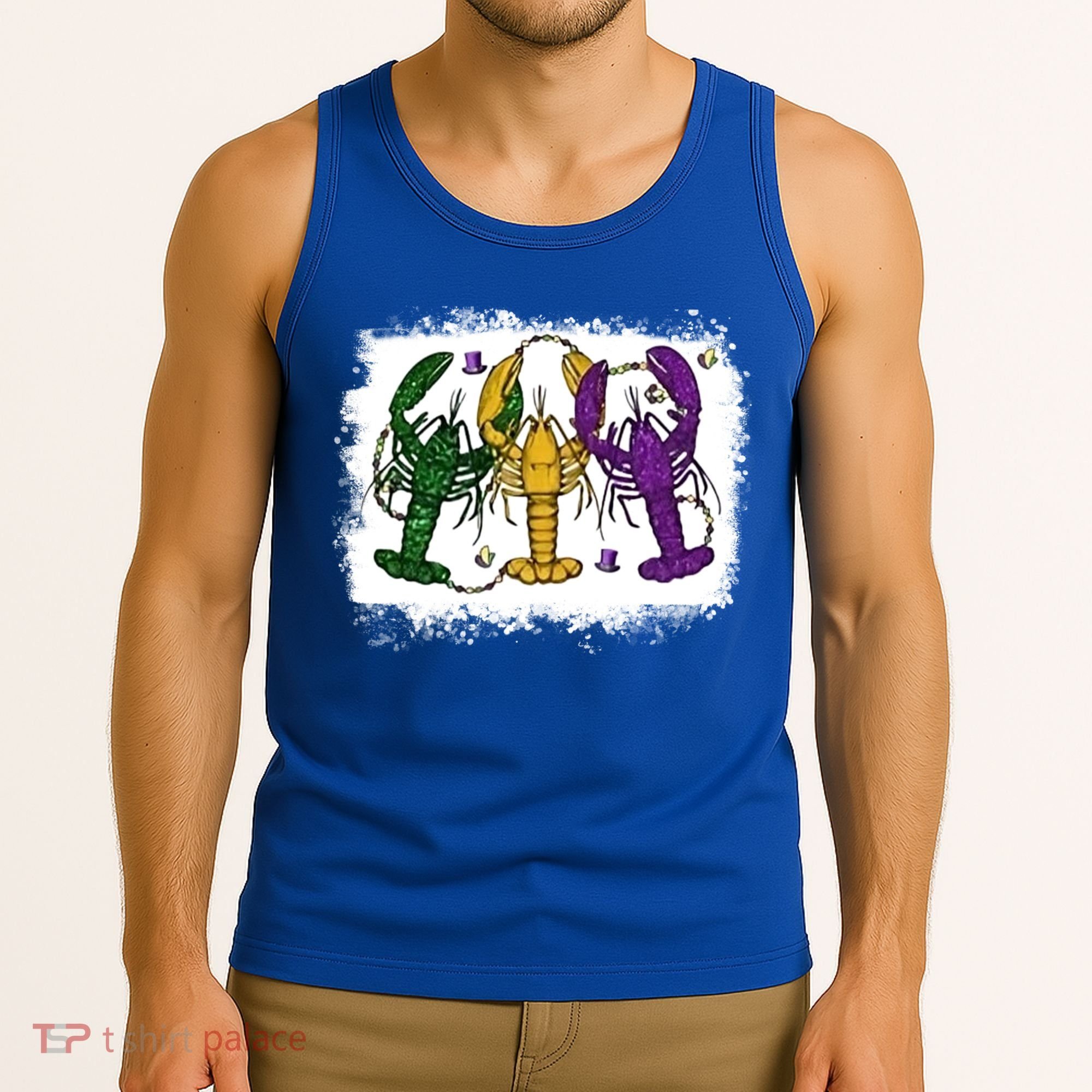 Mardi Gras Crawfish Happy Mardi Gras Matching Carnival Party Gift Tank Top
