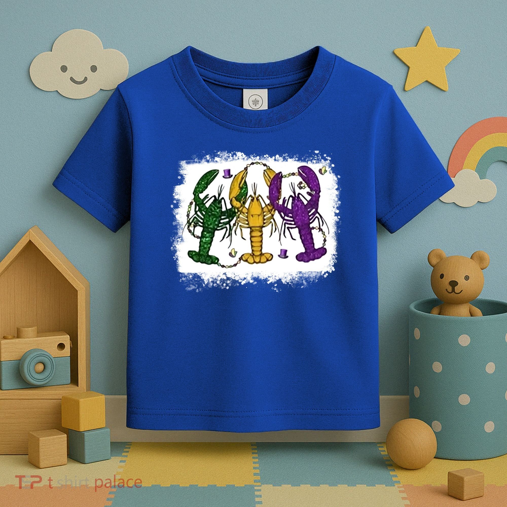 Mardi Gras Crawfish Happy Mardi Gras Matching Carnival Party Gift Toddler T-Shirt