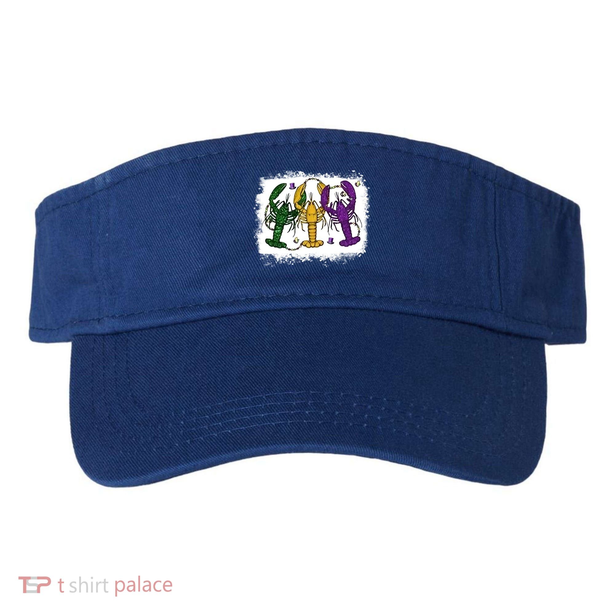 Mardi Gras Crawfish Happy Mardi Gras Matching Carnival Party Gift Visor