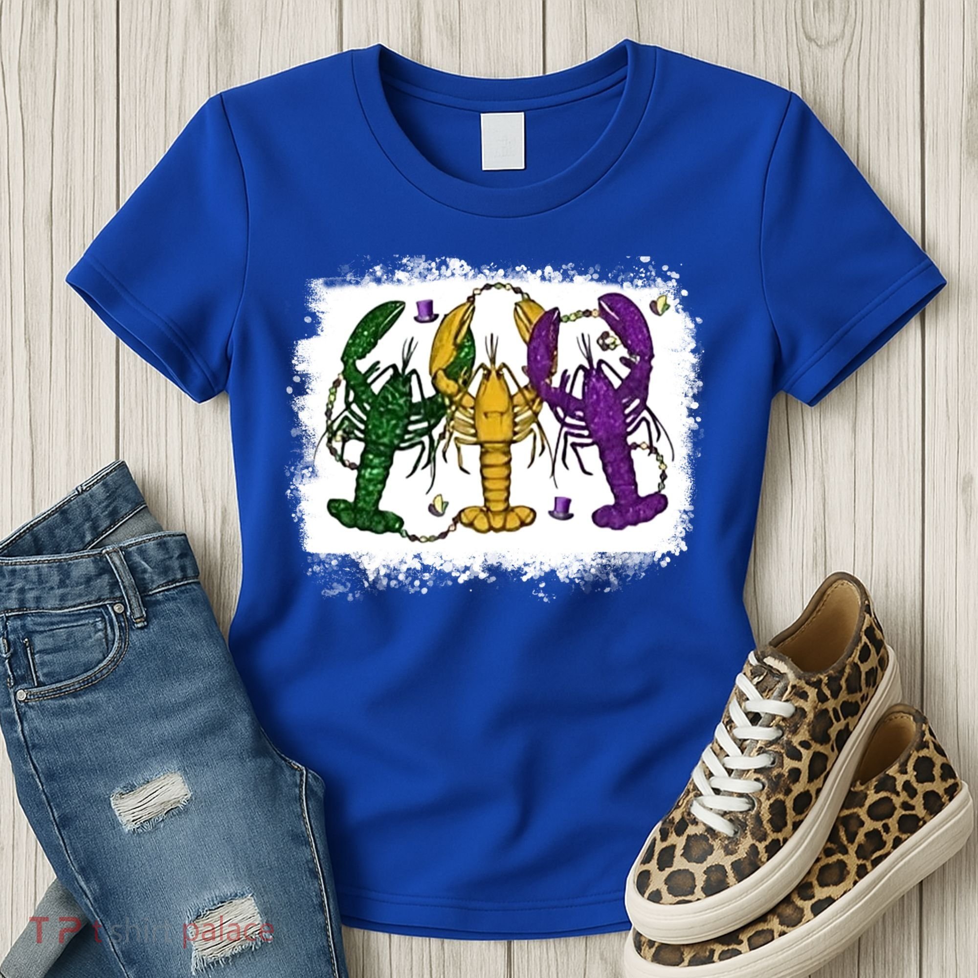 Mardi Gras Crawfish Happy Mardi Gras Matching Carnival Party Gift Women's T-Shirt