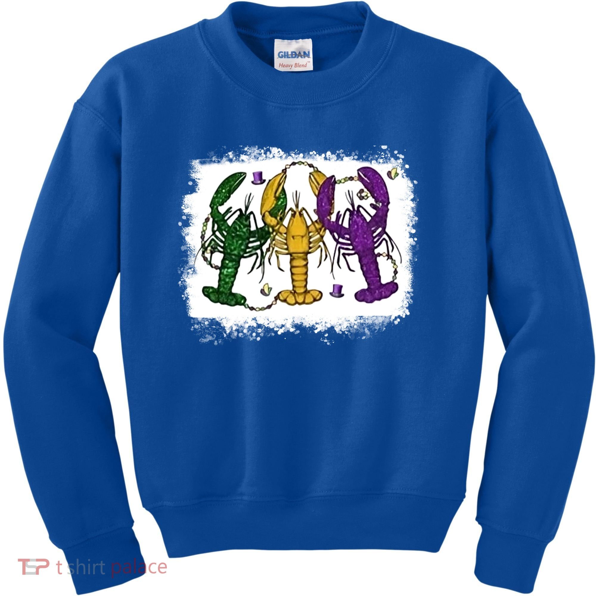 Mardi Gras Crawfish Happy Mardi Gras Matching Carnival Party Gift Kids Sweatshirt