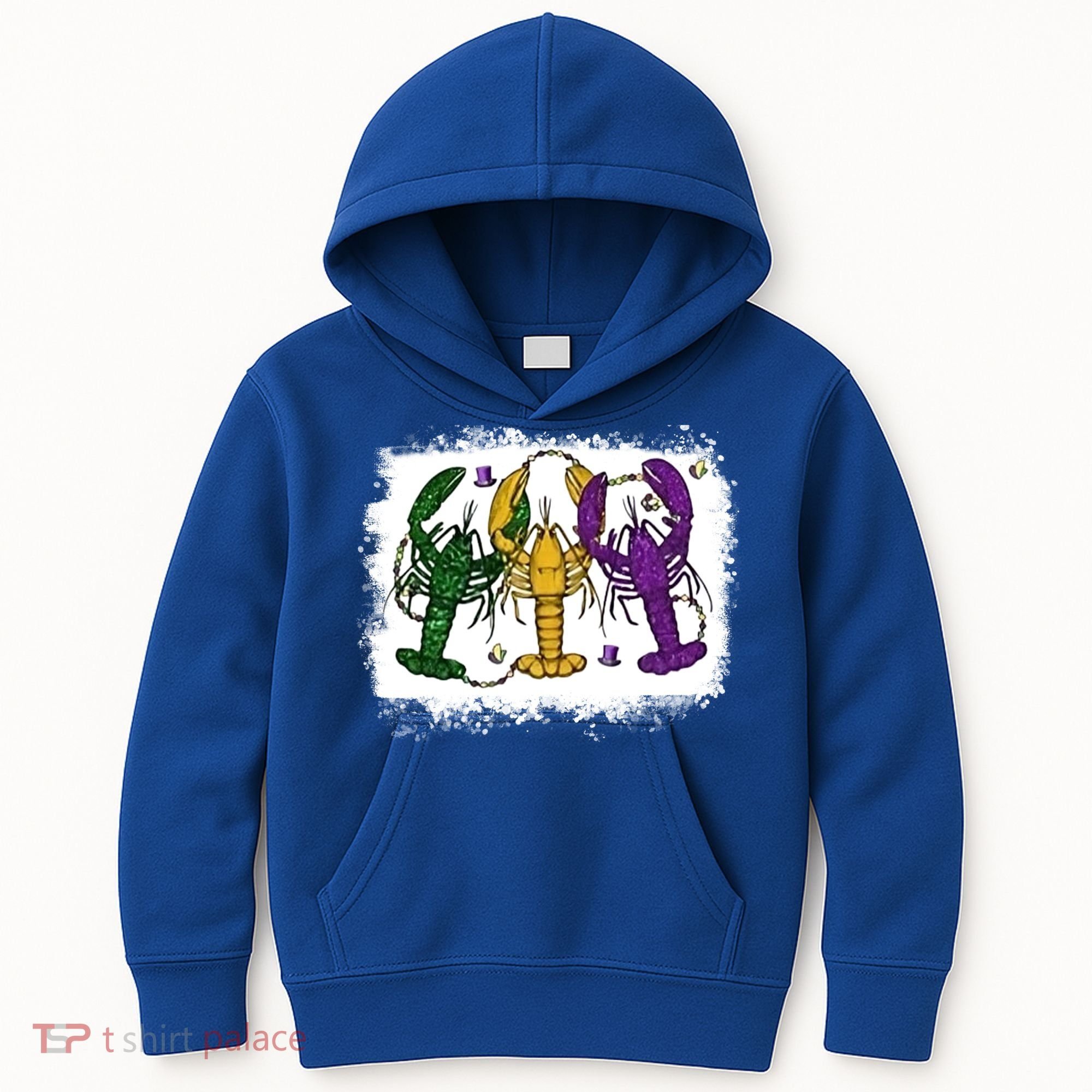 Mardi Gras Crawfish Happy Mardi Gras Matching Carnival Party Gift Kids Hoodie