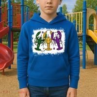 Mardi Gras Crawfish Happy Mardi Gras Matching Carnival Party Gift Kids Hoodie thumb 2
