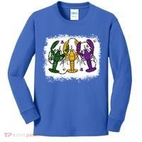 Mardi Gras Crawfish Happy Mardi Gras Matching Carnival Party Gift Kids Long Sleeve Shirt thumb 0