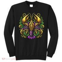 Mardi Gras Crawfish Jester Hat Bead New Orleans Sweatshirt thumb 0