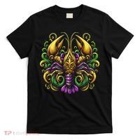 Mardi Gras Crawfish Jester Hat Bead New Orleans T-Shirt thumb 0