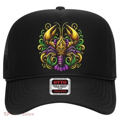 Mardi Gras Crawfish Jester Hat Bead New Orleans Hat