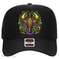 Mardi Gras Crawfish Jester Hat Bead New Orleans Hat thumb 0