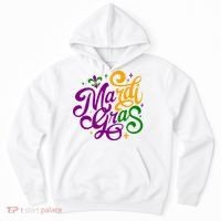 Mardi Gras Costume Fleur Lis De Emblem Funny Mardi Gras Costume Festival Party Hoodie thumb 0