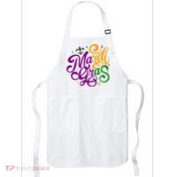Mardi Gras Costume Fleur Lis De Emblem Funny Mardi Gras Costume Festival Party Apron thumb 0